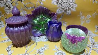 How To Make: Purple, Green & Gold Collection Using Resin (Part 2)