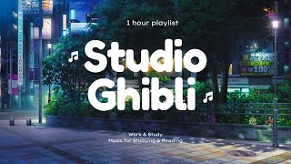 【Relaxing Ghibli】1 hours Ghibli Medley Piano Ghibli music brings positive energy  ☂ ＲＡＩＮＩＮＧ ☂