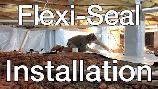 Flexi-Seal Moisture and Vapor Barrier Installation