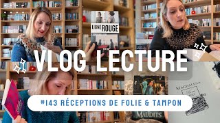 ✨📚 RÉCEPTIONS DE FOLIE \u0026 TAMPON POUR MES LIVRES - Vlog Lecture # 143