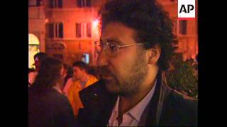 ITALY: JEWISH HOLOCAUST VICTIMS REMEMBERED IN TORCHLIGHT VIGIL