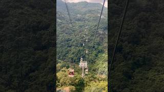 一個個車廂猶如一顆顆珍珠，閃耀在半空中⋯ / Maokong Gondola Tour #taipei #shorts