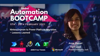 Nintex Onprem to Power Platform Migration – Lessons Learned. - Global Automation Bootcamp 2021