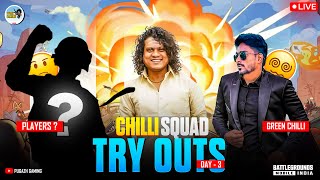 PUGAZH GAMING TRYOUTS FOR SUBSCRIBERS #pugazh #CWC #vijaytvpugazh #bgmi #greenchilli #redchill