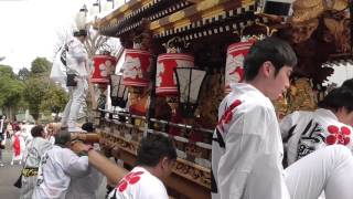 2016兵庫県神戸市灘区（河内國魂神社）上野、入魂式⑪宮入り（平成28年3月27日）