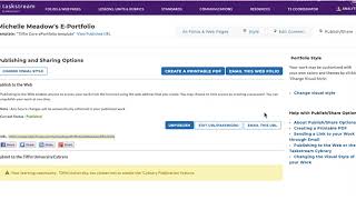 Uploading to Taskstream