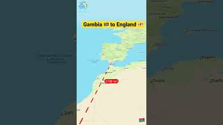 Travelling Gambia to England