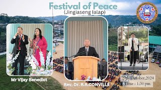 Jowai Presbyterian Church II Festival of Peace II Rev. Dr. R. R. Conville II 01:30pm Service