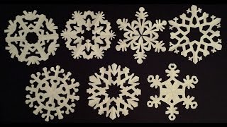 Paper snowflake tutorial - learn how to make snowflakes in 5 minutes - EzyCraft