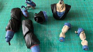 Figure-rise Standard  プラモデル ドラゴンボール 超サイヤ人孫悟空　シタデルで塗装4「青パーツ」