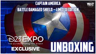 UNBOXING: Battle Damaged Captain America Shield- D23 Expo Exclusive