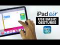 iPad Air M4: How to Use Basic iPad Gestures (iPadOS 26)