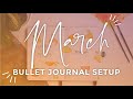 March Bullet Journal Setup | PLAN WITH ME