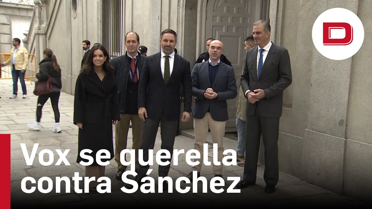 Vox Se Querella Ante El Supremo Contra Sánchez Y Pide Paralizar La Ley ...