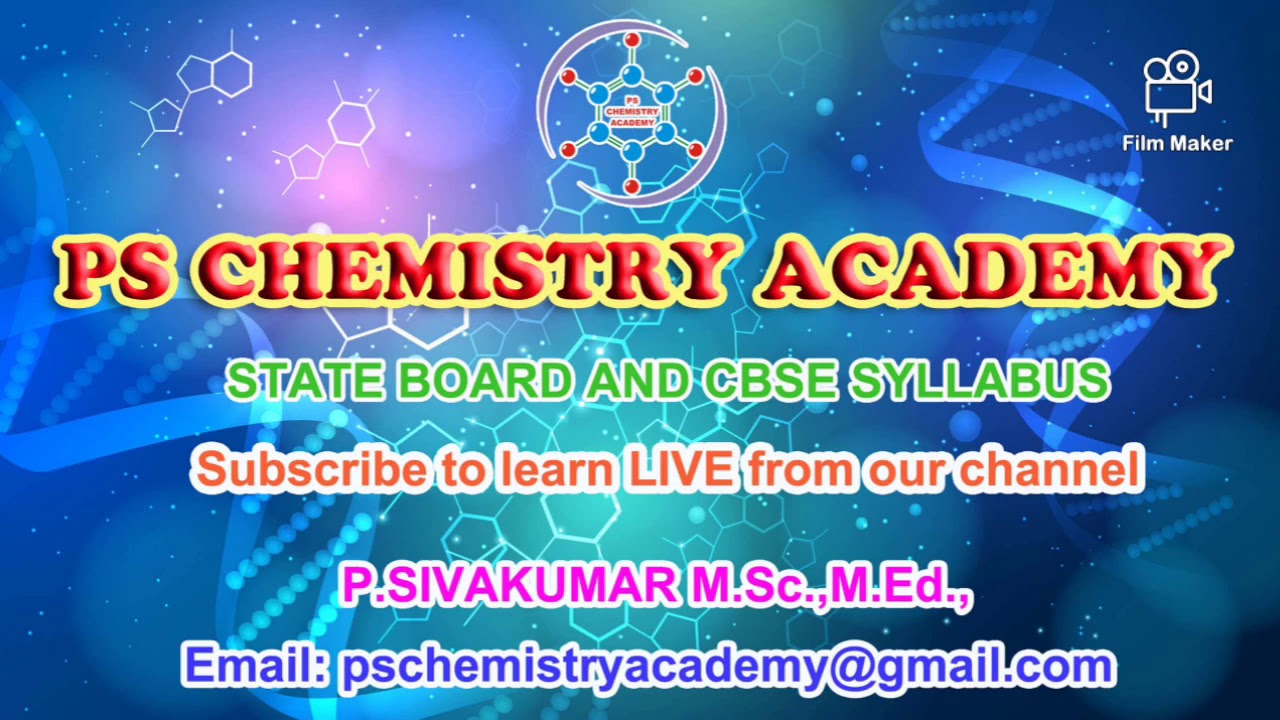 Ps Chemistry Academy Youtube