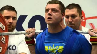 WC Powerlifting 2015 - Sergii Bilyi - 375kg squat