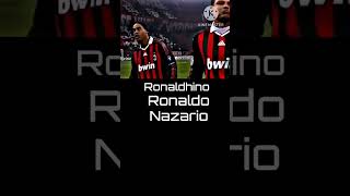 player and their idols #shorts #Ronaldo #ronaldinho #cr7 #r9 #viral