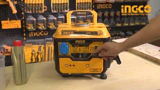 Ingco Portable Gasoline Generator 800W Rated 650W GE8002