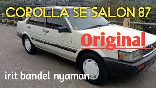 Toyota Corolla SE Salon 1987 dijual !!