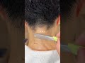 ショートのうなじの作り方🤗 dermaplaning うなじ脱毛 ネープデザイン