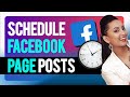 How to Schedule Post On Facebook Page Meta | 2023