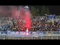 curva ovest spal in trasferta a rimini 2024 25.