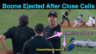 E31 - Aaron Boone Ejected by Brennan Miller for Arguing Catch/Out That Wasn't Even Miller's Call