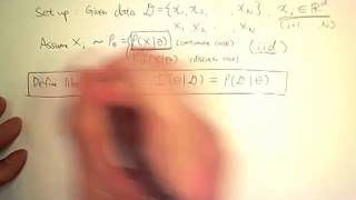 Maximum Likelihood Estimation (1/6): Basic Set Up