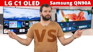 LG C1 OLED vs Samsung QN90A QLED - High-End Model fight!