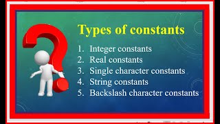 14th video of java || Types of constants in java || Numeric constants || Real constants