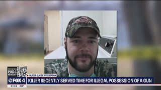 Corsicana killer recently served time for illegal possession of a gun