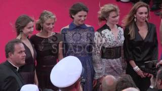 CANNES FILM FESTIVAL 2014 - Claire Keim, Isabelle Carre, Melanie Laurent on the red carpet