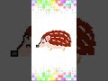 Cute hedgehog #pixelart