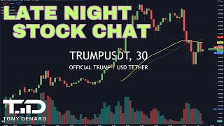 Late Night Trader Chat - Jan 19, 2025 - Trump Coin, Tik Tok, Inauguration