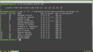 Linux Command Line (44) awk pt2