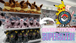 Eeveelutions supersized!  Late February 2025 Best Pokémon center Japan super tour [4K]