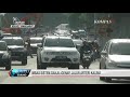 jalur arteri kalimalang macet imbas ganjil genap