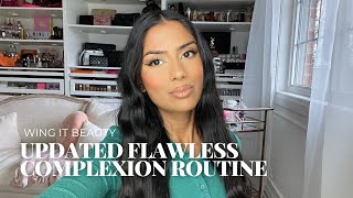 UPDATED FLAWLESS COMPLEXION ROUTINE | TUTORIAL | WING IT BEAUTY