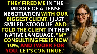 She Outsmarted the Executive Who Fired Her Mid-Deal 💼 | Corporate Betrayal Exposed