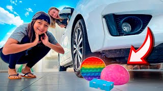 CRUSHING FIDGET TOYS WITH THE CAR