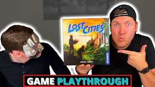 Game Playthrough/How To Play // Lost Cities