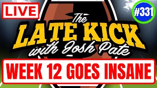 Late Kick Live Ep 331: Week 12 Reaction Show | Vols Stunned | USC + TCU Surge | Early Best Bets