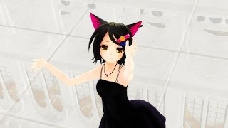 【MMD】黒猫【北乃カムイ】