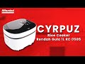 Masak Nasi Rendah Gula dengan Cypruz Rice Cooker Rendah Gula 1L RC 0505