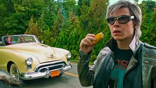 QuickSilver Saves Everyone From Exploding X-Mansion Scene  - Sweet Dreams - X-Men: Apocalypse (2016)