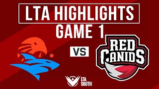 IE vs RED Game 1 Highlights | LTA South 2025 Week 2 Day 2 | Isurus Estral vs RED Canids G1