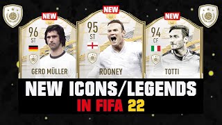 FIFA 22 | NEW ICONS IN FIFA 22! 😳🔥 ft. Rooney, Gerd Müller, Totti... etc