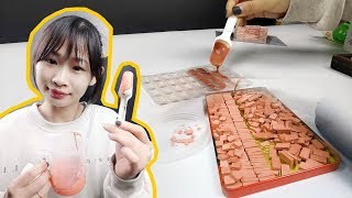 How to make a pile of mini bricks with brick powder!