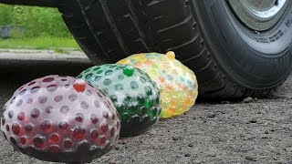 Experiment Car vs Balloons, Cola, Mirinda vs Mentos Crushing Crunchy & Soft Things by Car MaxEddykin