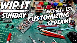 Customizing WIP Sunday Live - Action Figure Customizing - WIP IT Sunday Live - Episode #137